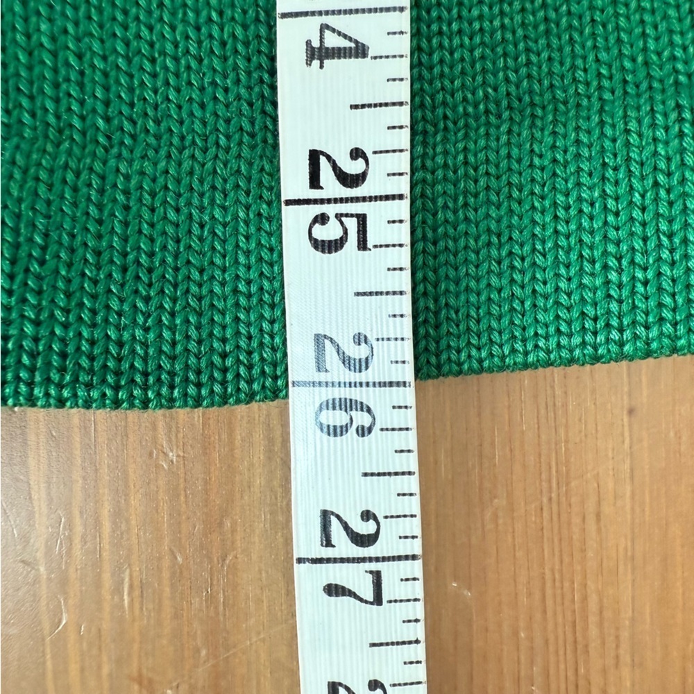 VINTAGE 50/60s Octonek Green & Yellow Letterman’s Jacket 100% Wool Golf Men’s L - Picture 11 of 14